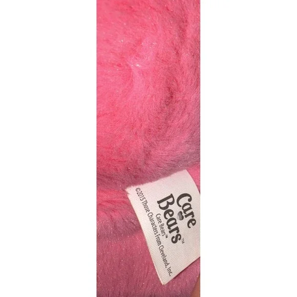 Care Bears Love A Lot Bear 14" Plush Stuffed Animal Toy Double Hearts Pink 2015 - Picture 8 of 9